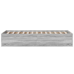 Berkfield Bed Frame Without Mattress Grey Sonoma 90X190 Cm Single - thumbnail 5