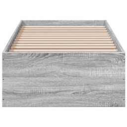 Berkfield Bed Frame Without Mattress Grey Sonoma 90X190 Cm Single - thumbnail 4
