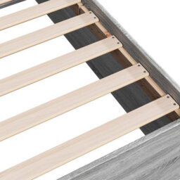 Berkfield Bed Frame Without Mattress Grey Sonoma 90X190 Cm Single - thumbnail 7