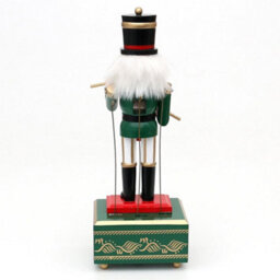 Shatchi 30Cm Musical Animated Wooden Nutcrackers Soldiers Christmas Ornament Any One - thumbnail 5