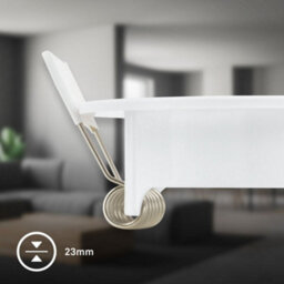 Briloner Set Of 3 Recessed Downlights Spotlights Slim Adjustable Gu10 Ceiling Lights - thumbnail 4