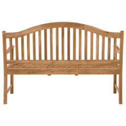 Beliani Garden Bench Hilo 150 Cm Acacia Wood Brown - thumbnail 6