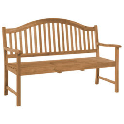 Beliani Garden Bench Hilo 150 Cm Acacia Wood Brown - thumbnail 8
