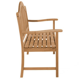 Beliani Garden Bench Hilo 150 Cm Acacia Wood Brown - thumbnail 5