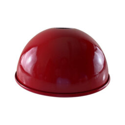 Modern Dome Red Pendant Lamp Shade 21Cm Industrial Metal Ceiling Light Shade Easy Fit Replacement Lightshades For Kitchen, Bedroom
