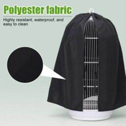 Protective Cover For Bird And Parrot Cages, Round Cages 30 To 40 Cm In Diameter 65 70 High, Cage Not Included. - thumbnail 2