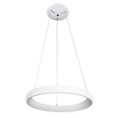 Luminosa Lighting Luminosa Modern Led Hanging Pendant White, Warm White 3000K 2200Lm - image 1