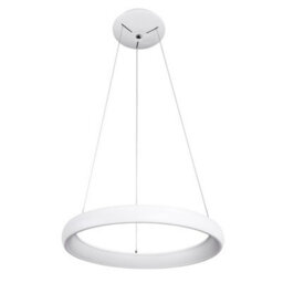Luminosa Lighting Luminosa Modern Led Hanging Pendant White, Warm White 3000K 2200Lm