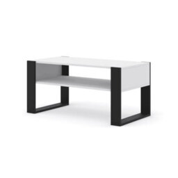 Arte Mondi Coffee Table Rectangle In White Matt W1000mm X H480mm X D530mm - thumbnail 1