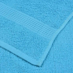 Berkfield Wash Towels 2 Pcs Frogn Turquoise 30X30 Cm 100% Cotton - thumbnail 6