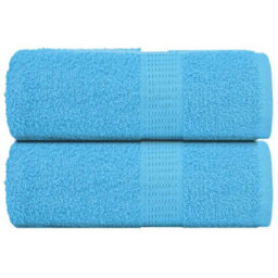 Berkfield Wash Towels 2 Pcs Frogn Turquoise 30X30 Cm 100% Cotton