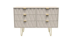 Dallas 6 Drawer Chest In Kashmir Matt (Ready Assembled) - thumbnail 1