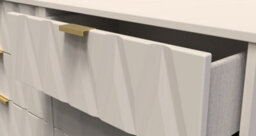 Dallas 6 Drawer Chest In Kashmir Matt (Ready Assembled) - thumbnail 5