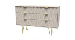 Dallas 6 Drawer Chest In Kashmir Matt (Ready Assembled) - thumbnail 3
