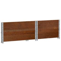 Berkfield Rustic Garden Planter Brown 80X60 Cm Solid Wood Pine - thumbnail 6