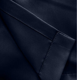 Enhanced Living Nightfall Plain Supersoft Navy Thermal Blockout (Single) Eyelet Door Curtain - 66 X 84 Inch (168 X 214Cm) - thumbnail 4