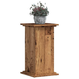 Walplus Plant Stand Old Wood 33X33X60 Cm Engineered Wood - thumbnail 3