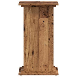 Walplus Plant Stand Old Wood 33X33X60 Cm Engineered Wood - thumbnail 4