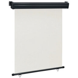 Berkfield Balcony Side Awning 140X250 Cm Cream