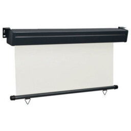 Berkfield Balcony Side Awning 140X250 Cm Cream - thumbnail 3