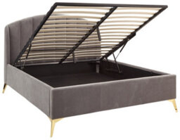 Gfw Pettine 150Cm End Lift Ottoman Bed King Size Grey - thumbnail 2