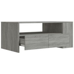 Berkfield Coffee Table Grey Sonoma 102X55X42 Cm Engineered Wood - thumbnail 4