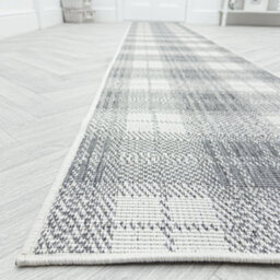 Plaid Indoor/outdoor Hallway Runner Rug - Durable, Reversible & Hardwearing Carpet For Home Or Garden - thumbnail 9