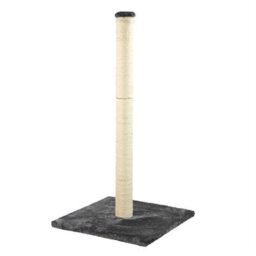 Kct Large Scratching Post For Indoor Cat Kitten Scratcher Scratch 78Cm Grey Pole With Natural Durable Sisal Heavy Duty Compact - thumbnail 5