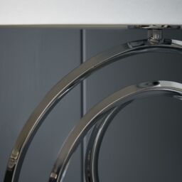 Inlight Dia Spiral Round Polished Shiny Chrome Effect Table Light - thumbnail 3