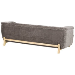 Wyld And Coco Cozynest 5-Seater Living Room Set Brown Chenille With Eucalyptus Legs - 2+3 Configuration, L205 X D85 X H67Cm - thumbnail 6