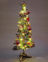 Shatchi 50Cm B/o Led Twig Wood Tree Red - thumbnail 4