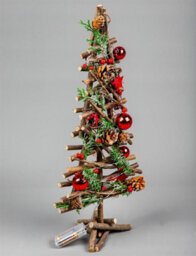 Shatchi 50Cm B/o Led Twig Wood Tree Red - thumbnail 3