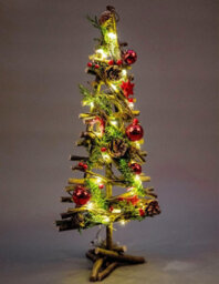 Shatchi 50Cm B/o Led Twig Wood Tree Red - thumbnail 2