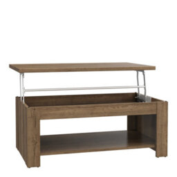 Wyld Haus Fernlight Dark Oak Rising Coffee Table With Drawers And Shelves - thumbnail 4