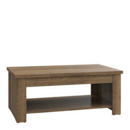 Wyld Haus Fernlight Dark Oak Rising Coffee Table With Drawers And Shelves - thumbnail 2
