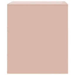 Berkfield Bedside Cabinet Pink 34.5X39X44 Cm Steel - thumbnail 8