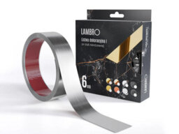 Ilcom Self-Adhesive Decorative Strip, 6 M -Silver Brushed - thumbnail 2