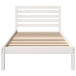 Berkfield With Headboard White 90 X 200 Cm Solid Pine Wood - thumbnail 6