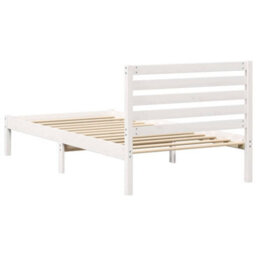 Berkfield With Headboard White 90 X 200 Cm Solid Pine Wood - thumbnail 8