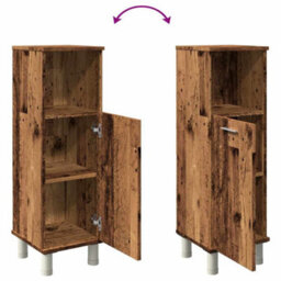 Berkfield Bathroom Cabinet Old Wood 30X30X95 Cm Engineered Wood - thumbnail 8