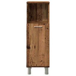 Berkfield Bathroom Cabinet Old Wood 30X30X95 Cm Engineered Wood - thumbnail 4