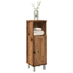 Berkfield Bathroom Cabinet Old Wood 30X30X95 Cm Engineered Wood - thumbnail 1