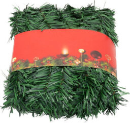 Festive Fix 52 Feet 16M Christmas Green Twist Garlands, Christmas Garland For Stairs, Christmas Door Garlands - thumbnail 9