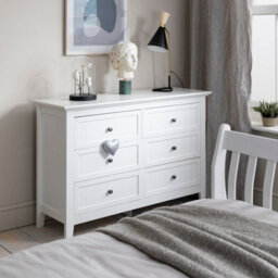 Nöa & Nani Noa & Nani Chest Of Drawers 6 Drawer In Classic White Karlstad - thumbnail 1