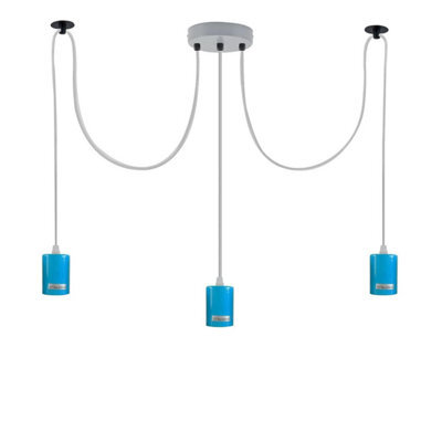 Ledsone 3 Heads Spider Light E27 Adjustable Diy Ceiling Spider Lamp Hanging Chandelier Light Modern Chic Pendant Lighting - image 1