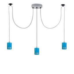 Ledsone 3 Heads Spider Light E27 Adjustable Diy Ceiling Spider Lamp Hanging Chandelier Light Modern Chic Pendant Lighting - thumbnail 1
