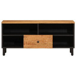 Berkfield Tv Cabinet 100X33X46 Cm Solid Wood Acacia - thumbnail 5
