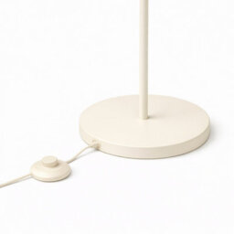 CGC Lighting Cgc Lena Cream Straight Floor Lamp With Large Navy Scalloped Lampshade - thumbnail 7