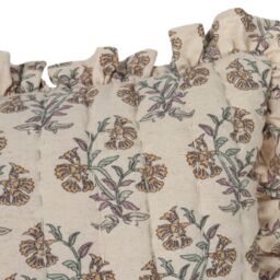 Multicoloured Floral Embroidered & Printed Effect Indoor Cushion (L)45Cm (W)45Cm - thumbnail 2