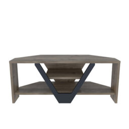 Decorotika Karin Tv Stand Tv Unit For Tvs Up To 45 Inch Walnut And Black - thumbnail 5